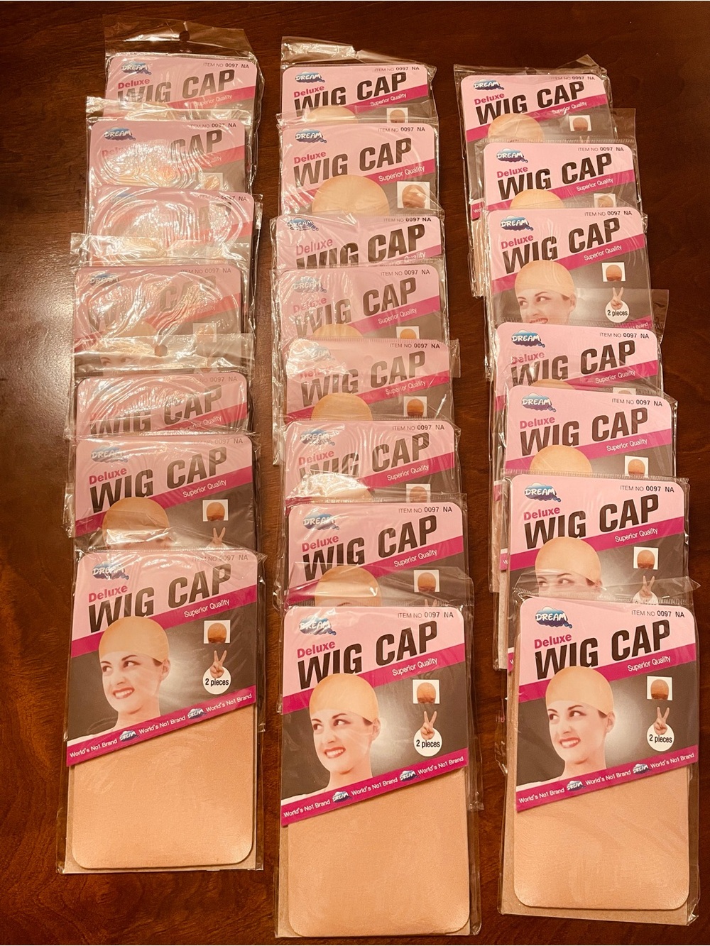 DREAM DELUXE Nude Wig Caps 
Lot of 22